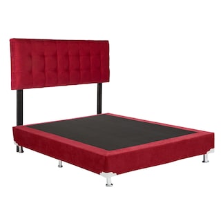Foto 3 | Cabecera Dicasa Catania Color Rojo+box Dicasa Color Rojo Queen Size