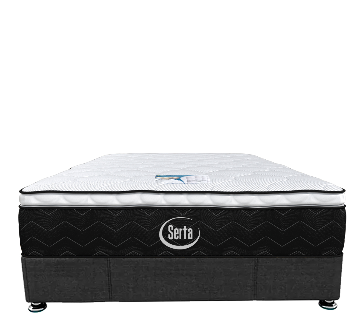 Colchón King Size Serta Antibacterial + Box Cama Oxford