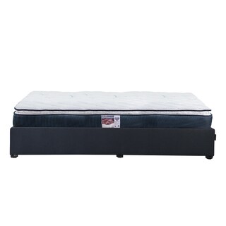 Foto 1 | Colchón Monaco Dicasa + Base Cama Color Azul Queen Size