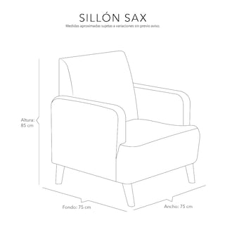 Foto 7 | Sillón Dicasa Sax Negro