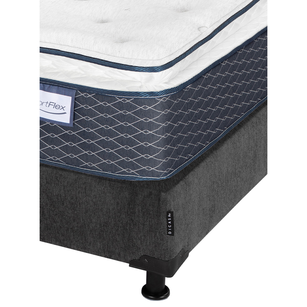 Foto 5 pulgar | Colchon Spring Air Dover + Box Dicasa Queen Size + Almohada Oso 2 + Sabanas Basic