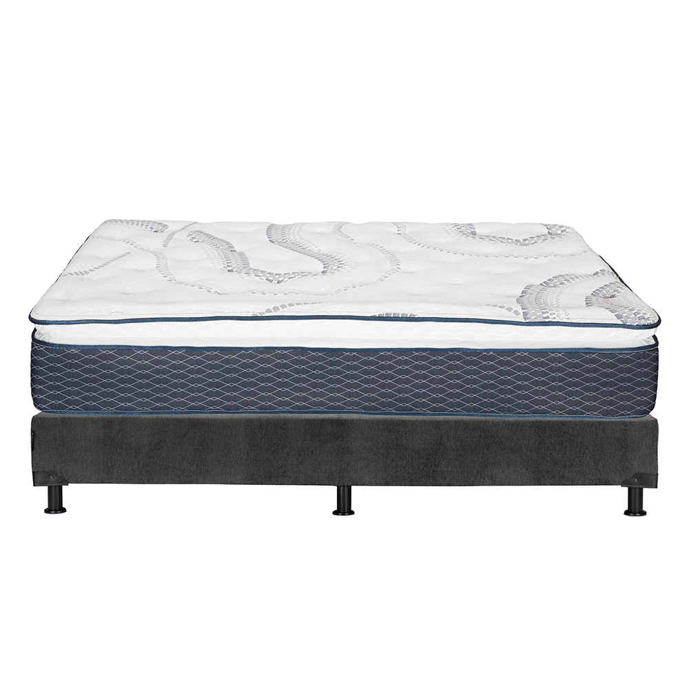 Foto 5 pulgar | Colchon Spring Air Dover + Box Dicasa King Size + Protector Cloud + Sabanas Softy