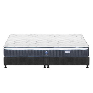 Foto 2 | Colchón Spring Air Dover + Box Dicasa King Size + Almohada One + Protector Cloud