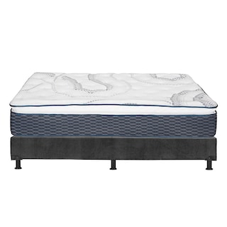 Foto 4 | Colchón Spring Air Dover + Box Dicasa King Size + Almohada One + Protector Cloud
