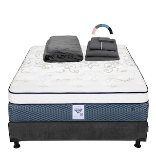 Foto 1 | Colchon Spring Air Cantabria + Box Dicasa Queen Size + Protector Lux + Sabanas Royal
