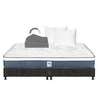 Foto 1 | Colchon Spring Air Cantabria + Box Dicasa King Size + Almohada Oso 2 + Sabanas Basic