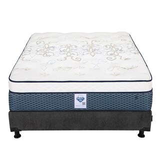 Foto 2 | Colchon Spring Air Cantabria + Box Dicasa Matrimonial + Almohada 2pack + Sabanas Softy