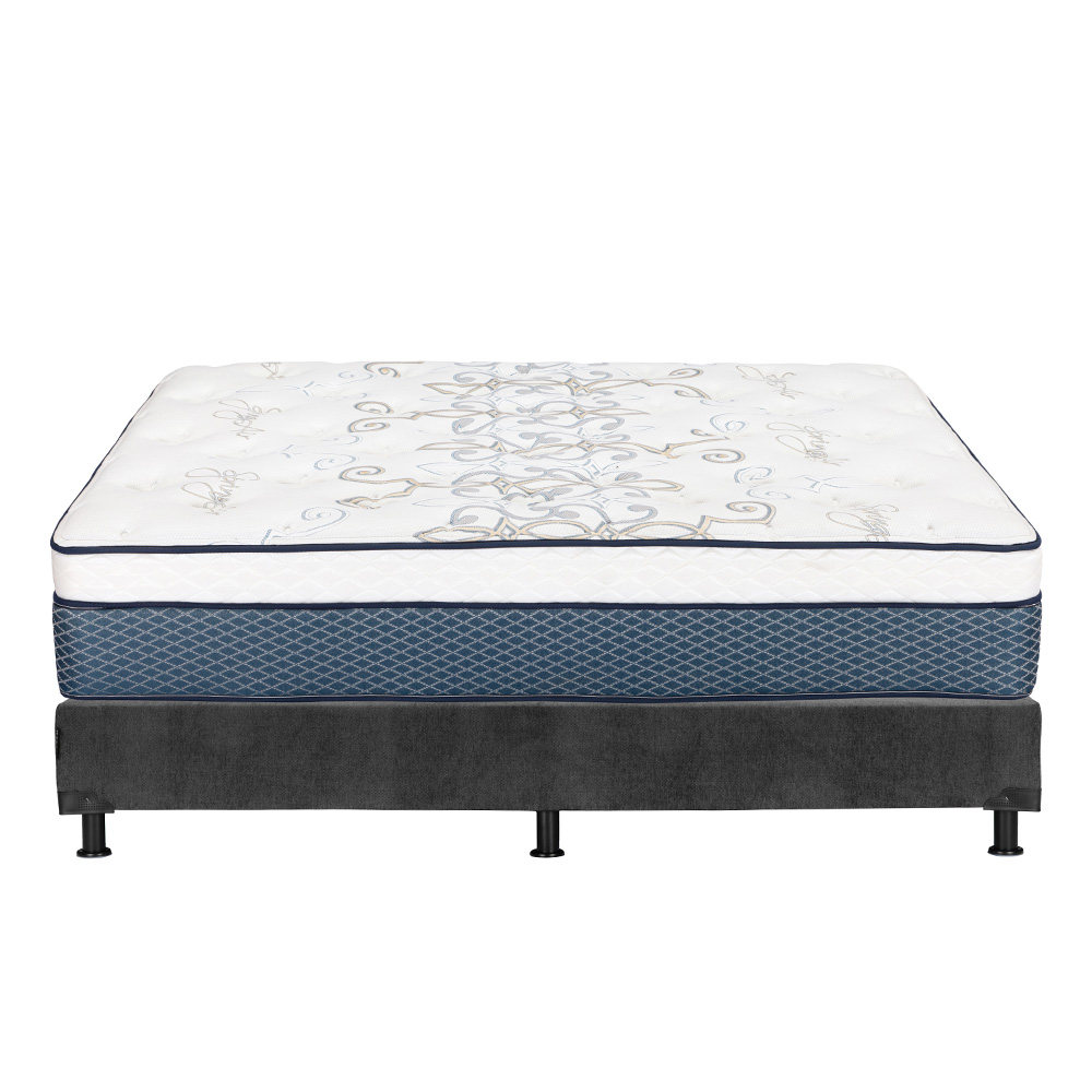 Foto 5 pulgar | Colchon Spring Air Cantabria + Box Dicasa Queen Size