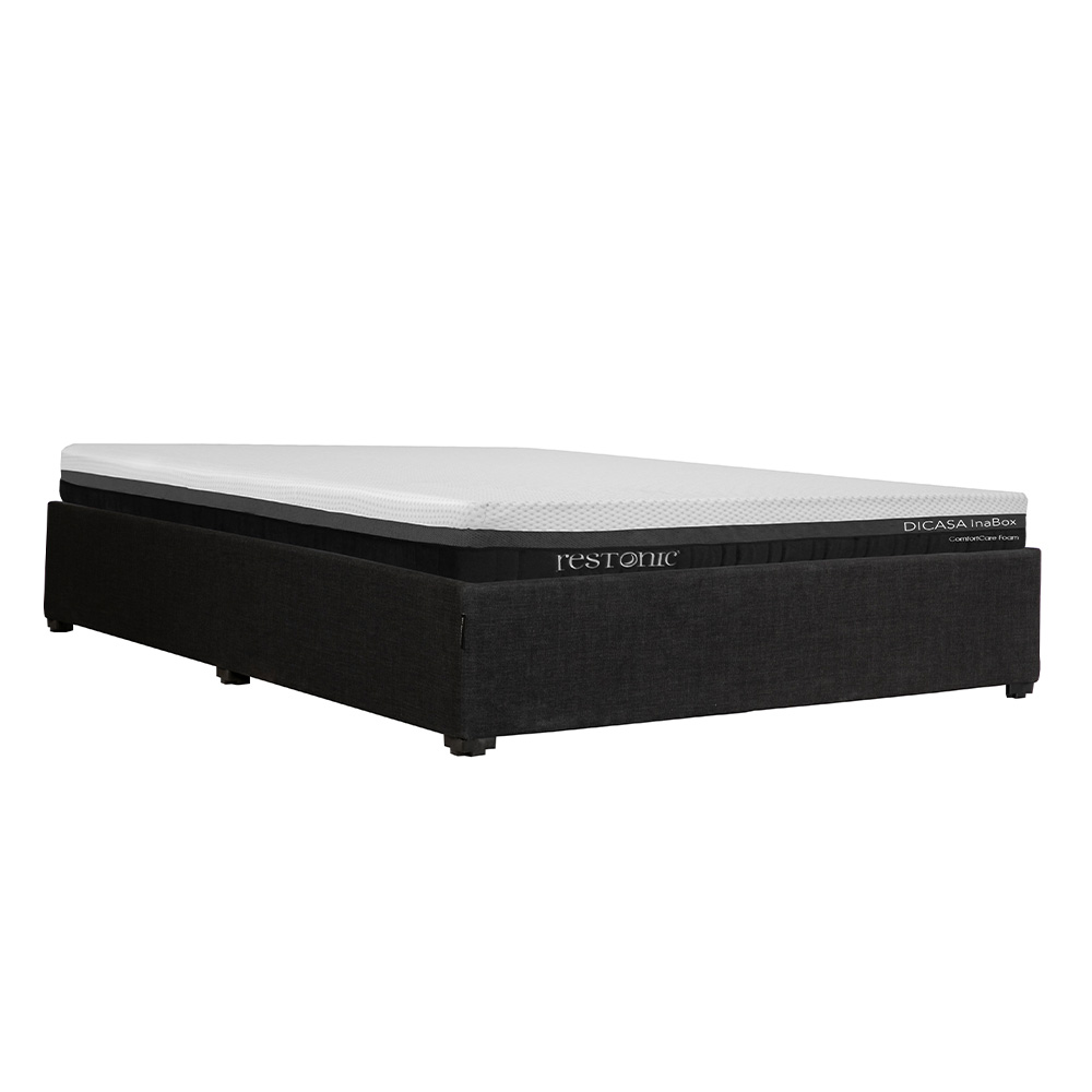 Foto 2 | Colchón Dicasa Inabox Queen Size + Base Cama Dicasa Queen Size Color Negro