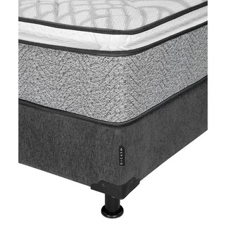 Foto 3 | Colchón Restonic Vail Queen Size + Box Dicasa Color Gris Carbón + Almohada 2 Pack + Edredón Homy