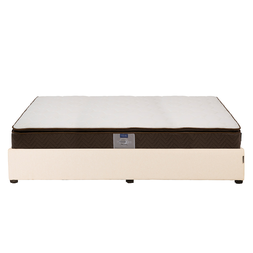 Foto 1 | Colchón Restonic Nautilus King Size + Base Cama Dicasa King Size Color Beige Claro