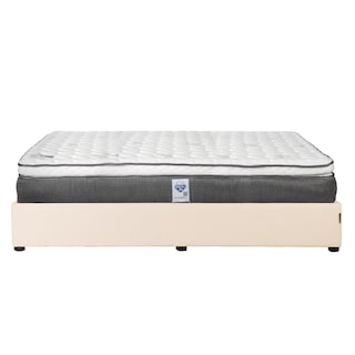 Foto 1 | Colchón Spring Air Phantom King Size + Base Cama Dicasa King Size Color Beige Claro