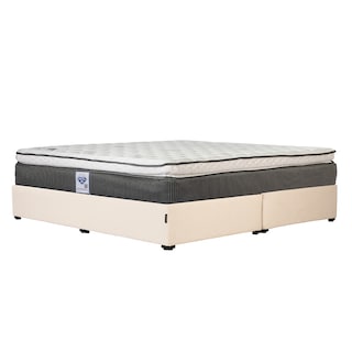 Foto 2 | Colchón Spring Air Phantom King Size + Base Cama Dicasa King Size Color Beige Claro