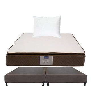 Foto 1 | Colchón Restonic Nautilus King Size+box Dicasa Color Chocolate + Almohada Oso