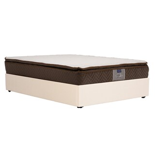 Foto 2 | Colchón Restonic Nautilus Matrimonial + Base Cama Dicasa Matrimonial Color Beige Claro