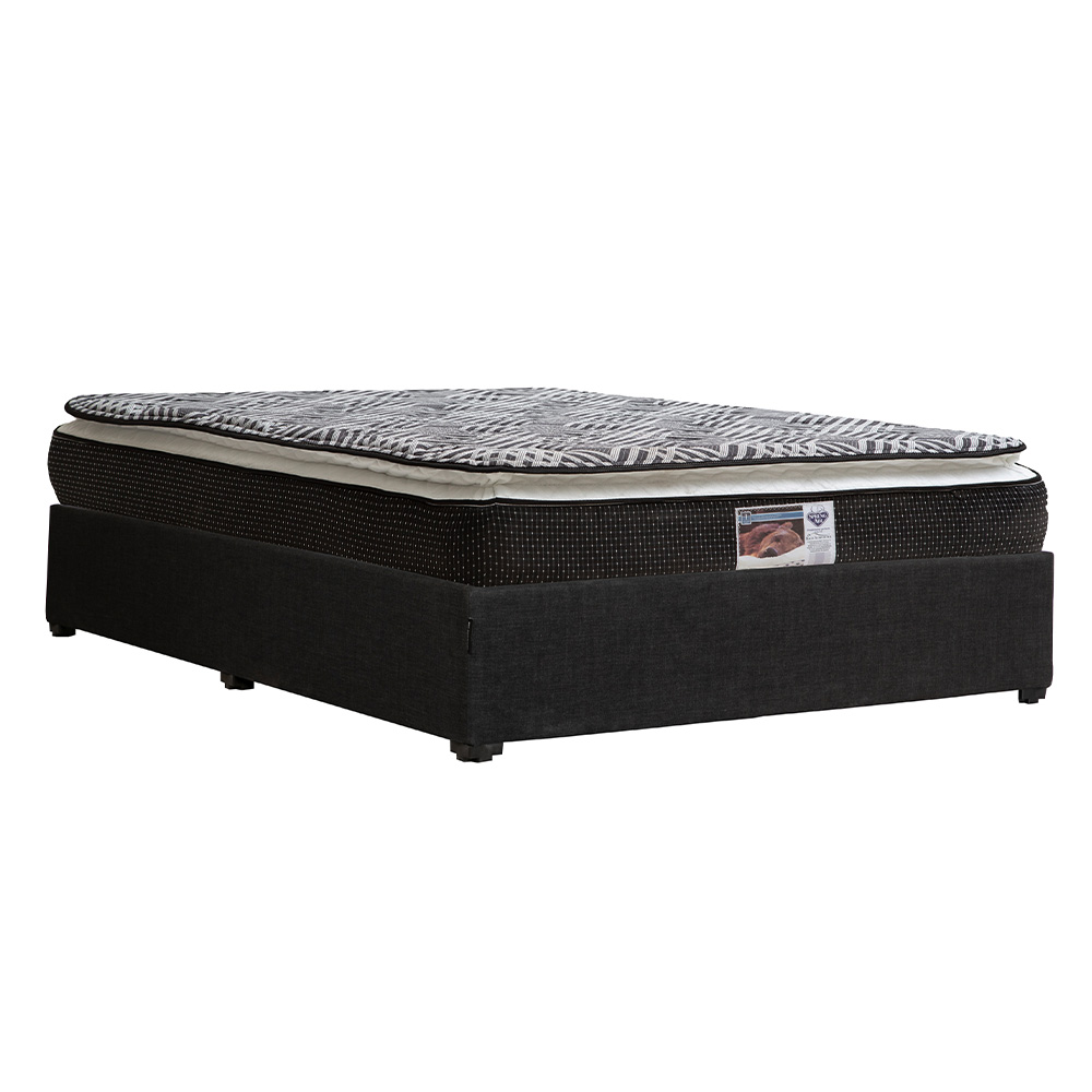 Foto 2 | Colchón Spring Air Omega Queen Size + Base Cama Dicasa Queen Size Color Negro