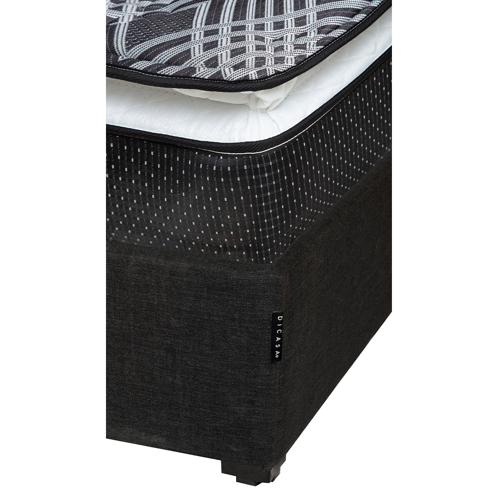 Foto 3 | Colchón Spring Air Omega Queen Size + Base Cama Dicasa Queen Size Color Negro