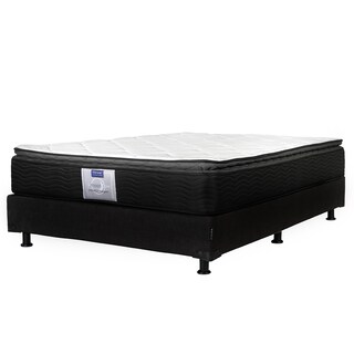 Foto 2 | Colchón Dicasa Legan Queen Size + Box Dicasa Color Gris + Almohada 2pack+edredón Homy