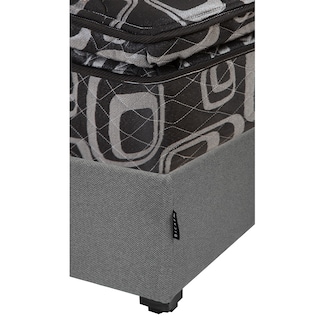 Foto 3 | Colchón Spring Air Morgan King Size + Base Cama Dicasa King Size Color Gris
