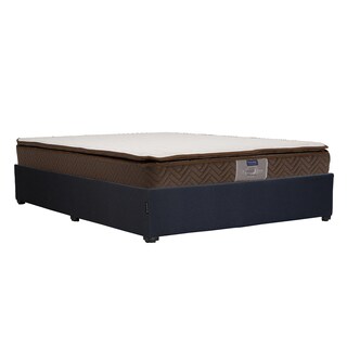 Foto 2 | Colchón Restonic Nautilus Matrimonial + Base Cama Dicasa Matrimonial Color Azul