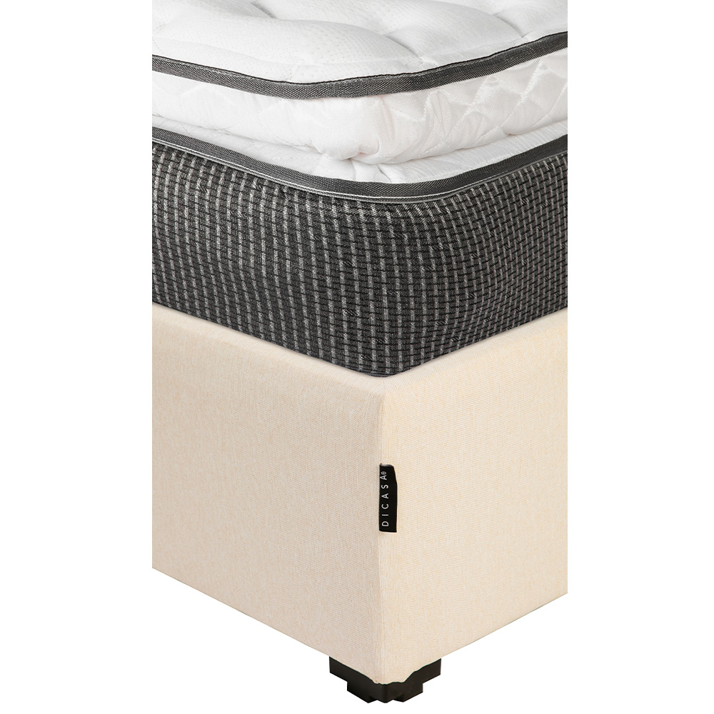 Foto 4 pulgar | Colchón Spring Air Phantom Matrimonial + Base Cama Dicasa Matrimonial Color Beige Claro
