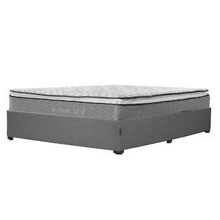 Foto 2 | Colchón Restonic Vail Queen Size + Base Cama Dicasa Queen Size Color Gris