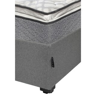 Foto 3 | Colchón Restonic Vail Queen Size + Base Cama Dicasa Queen Size Color Gris
