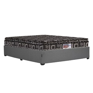 Foto 2 | Colchón Spring Air Morgan Queen Size + Base Cama Dicasa Queen Size Color Gris