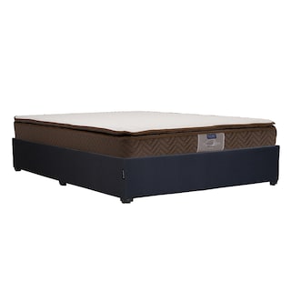 Foto 2 | Colchón Restonic Nautilus Queen Size + Base Cama Dicasa Queen Size Color Azul