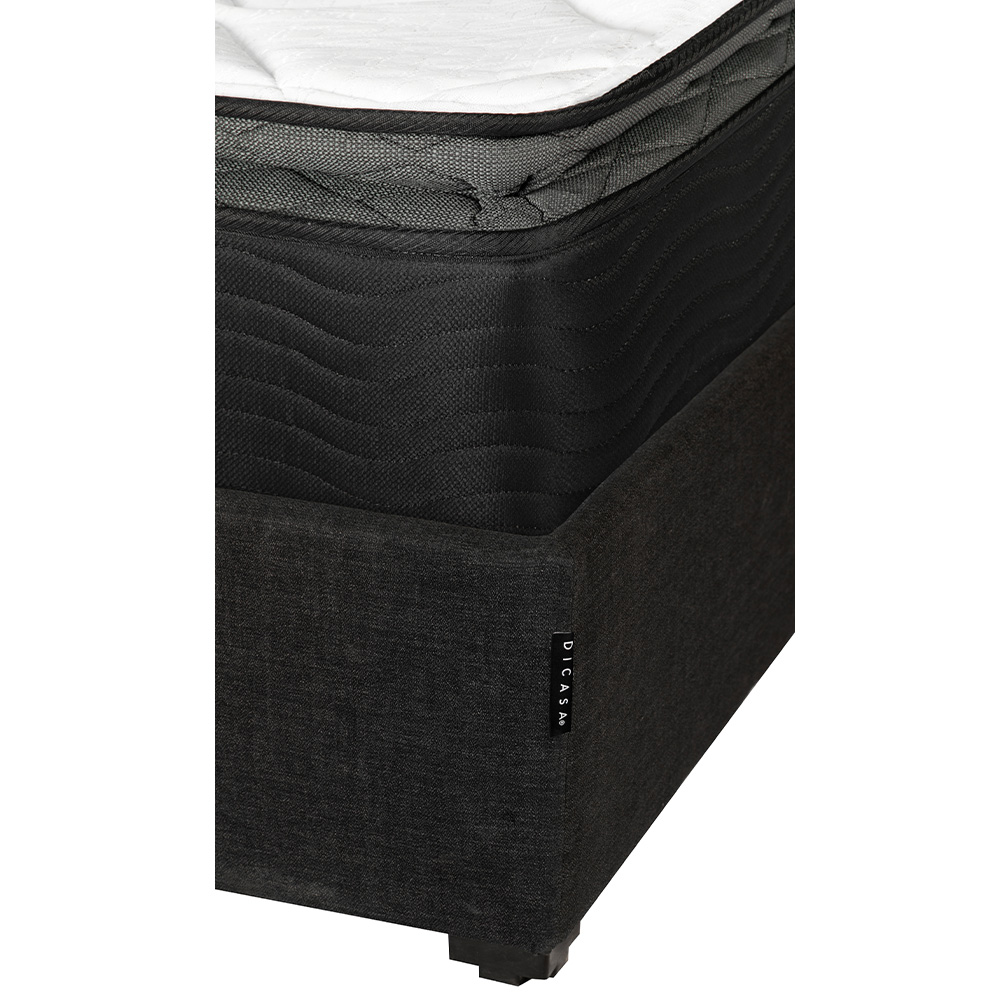 Foto 4 | Colchón Restonic Legan King Size + Base Cama Dicasa King Size Color Negro