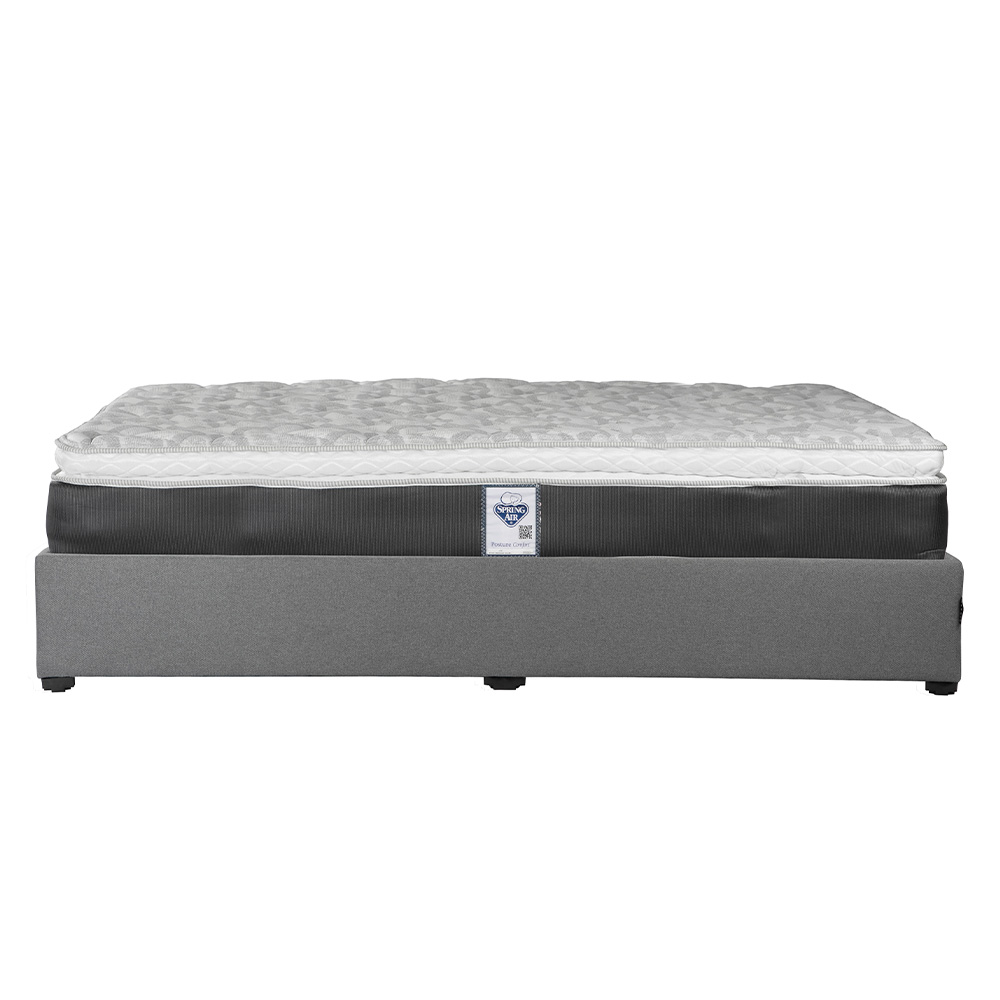 Foto 1 | Colchón Spring Air Marte King Size + Base Cama Dicasa King Size Color Gris