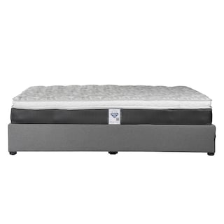 Foto 1 | Colchón Spring Air Marte King Size + Base Cama Dicasa King Size Color Gris