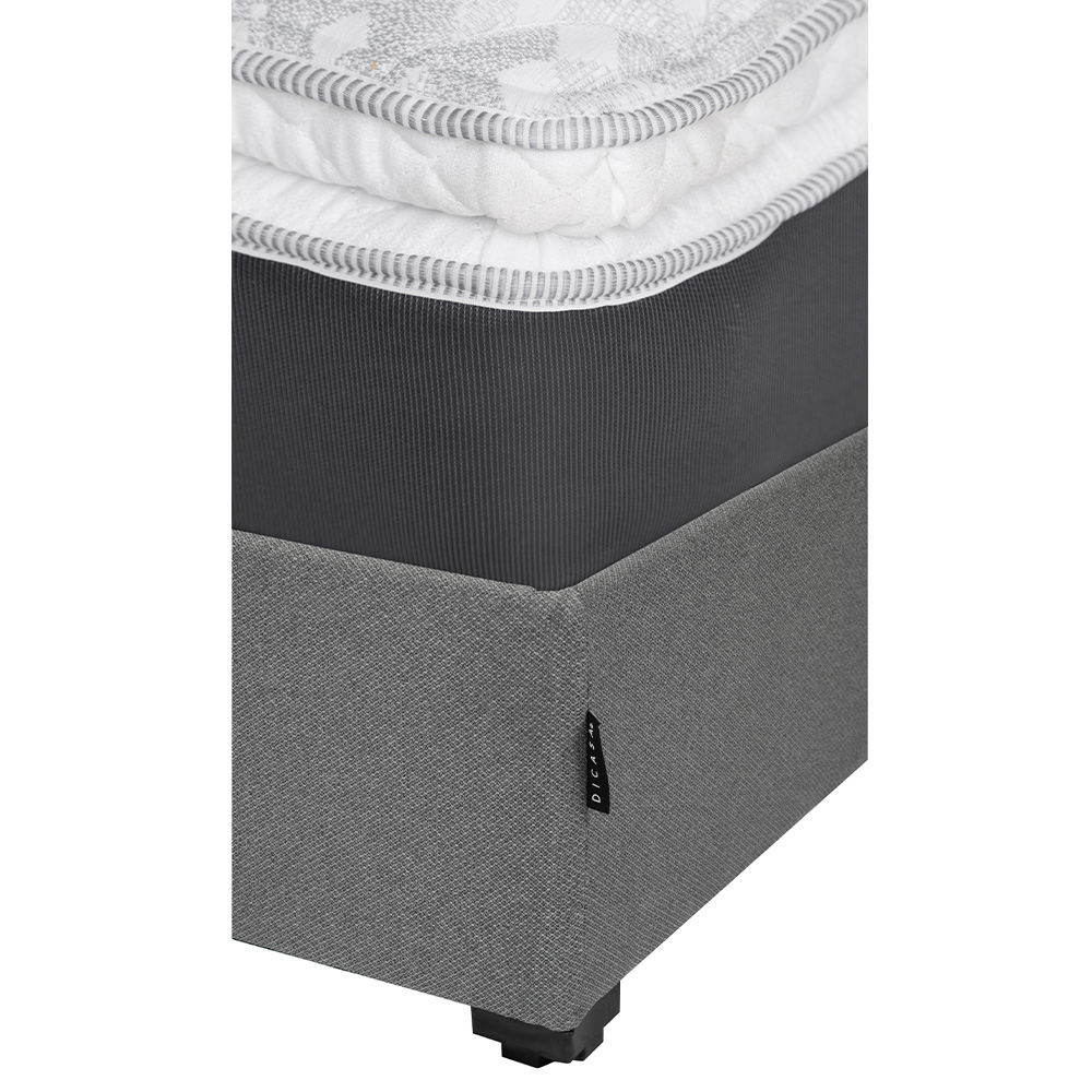 Foto 3 | Colchón Spring Air Marte King Size + Base Cama Dicasa King Size Color Gris