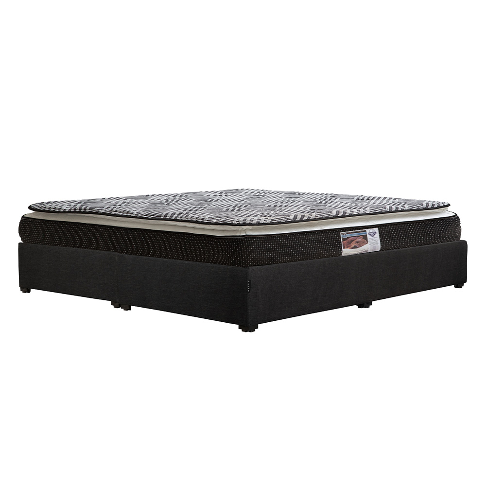 Foto 2 | Colchón Spring Air Omega King Size + Base Cama Dicasa King Size Color Negro