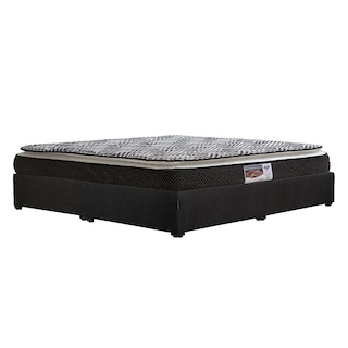 Foto 2 | Colchón Spring Air Omega King Size + Base Cama Dicasa King Size Color Negro