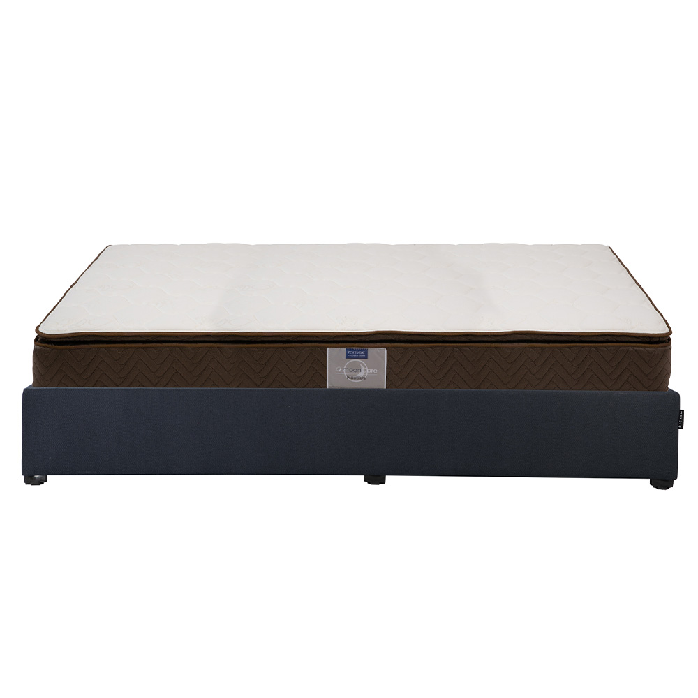 Foto 1 | Colchón Restonic Nautilus King Size + Base Cama Dicasa King Size Color Azul