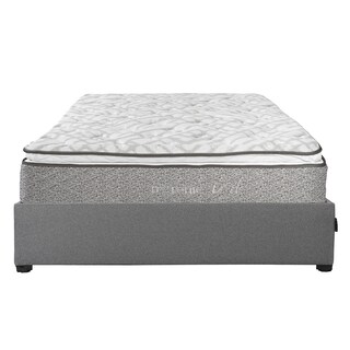 Foto 1 | Colchón Restonic Vail Matrimonial + Base Cama Dicasa Matrimonial Color Gris
