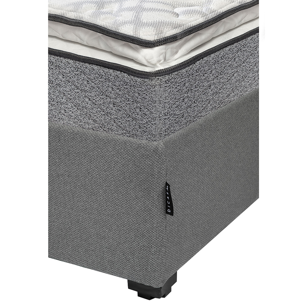 Foto 3 | Colchón Restonic Vail Matrimonial + Base Cama Dicasa Matrimonial Color Gris