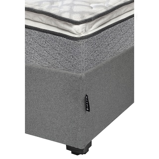 Foto 3 | Colchón Restonic Vail Matrimonial + Base Cama Dicasa Matrimonial Color Gris