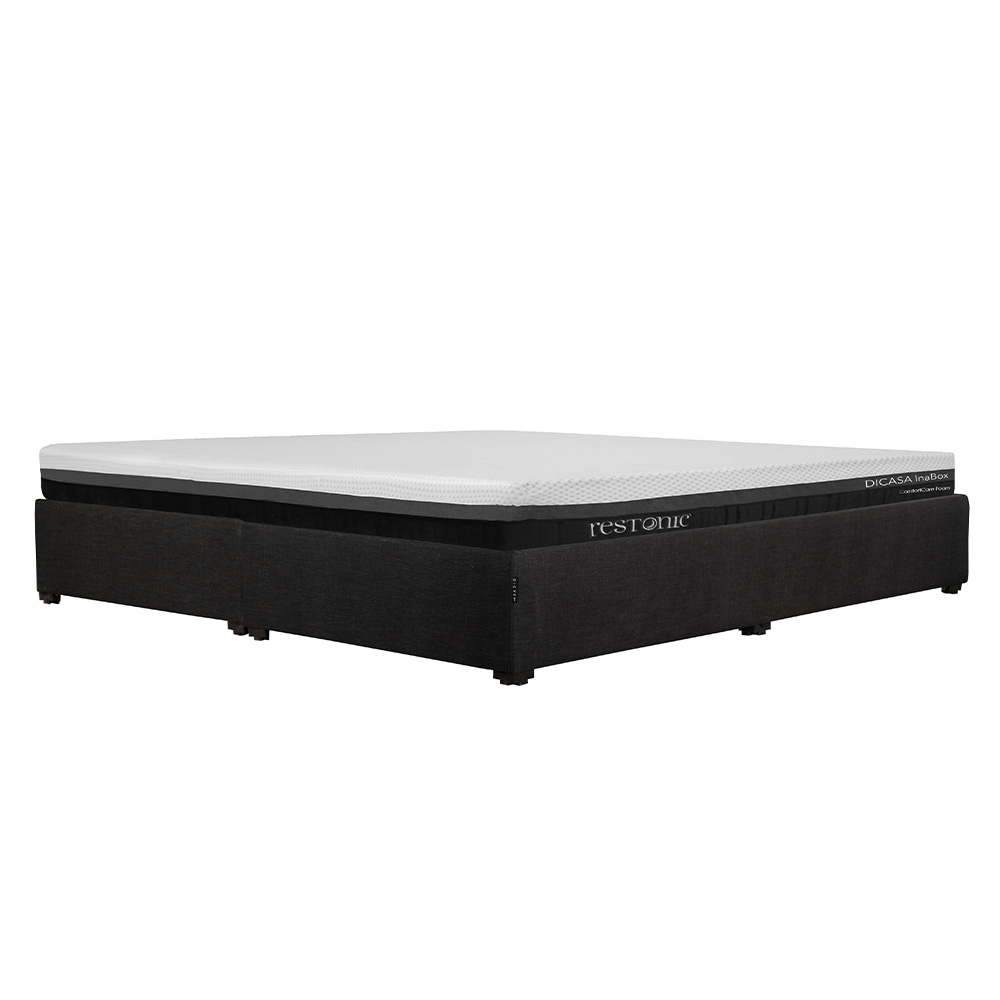 Foto 2 | Colchón Dicasa Inabox King Size + Base Cama Dicasa King Size Color Negro