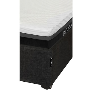 Foto 3 | Colchón Dicasa Inabox King Size + Base Cama Dicasa King Size Color Negro