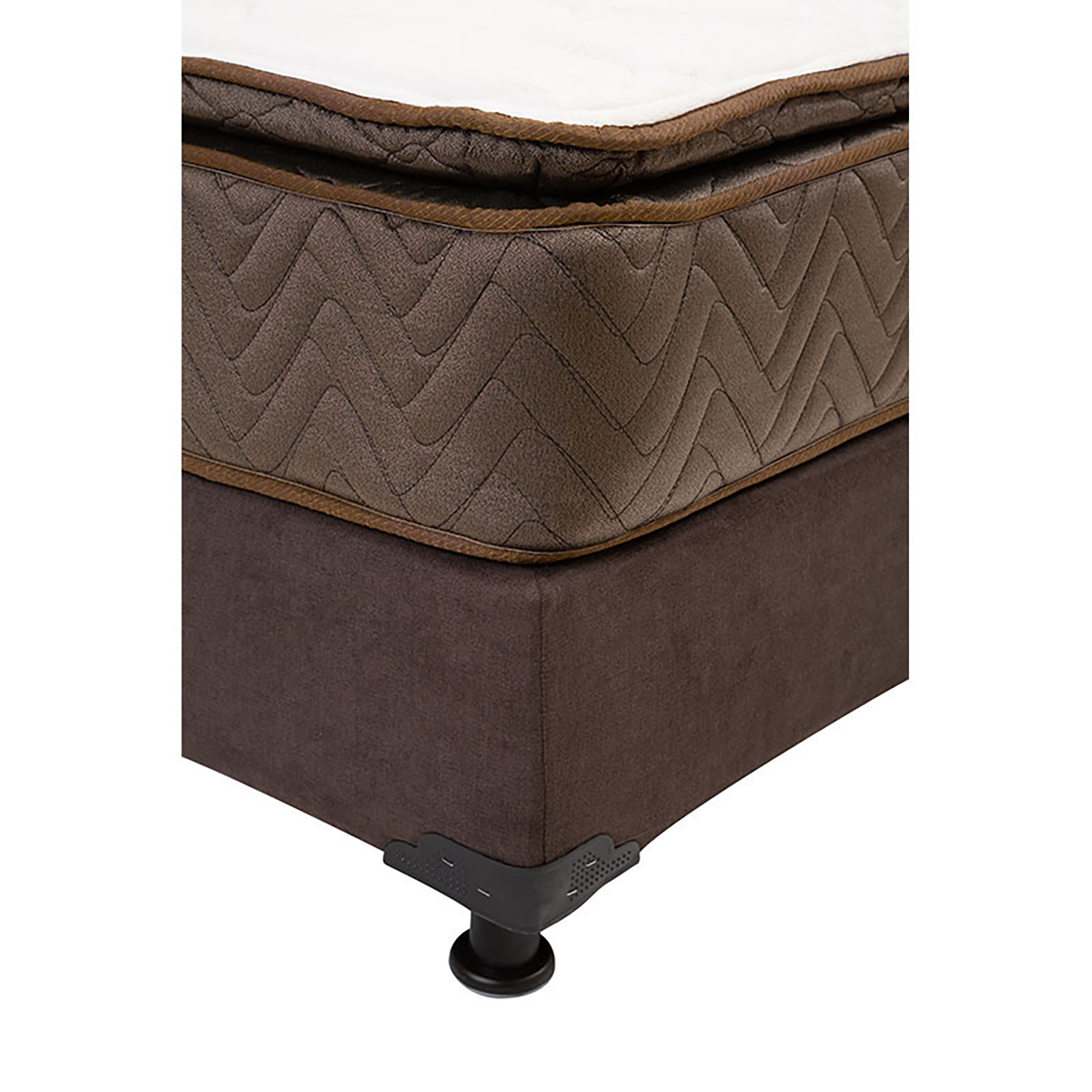 Foto 3 | Colchón Restonic Nautilus Queen Size+box Dicasa Color Chocolate+ 2 Almohadas Oso+protector Ultra