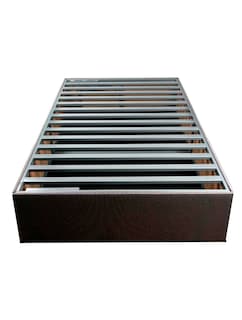 Foto 4 | Base De Cama Closet De Acero Gris Queen Size