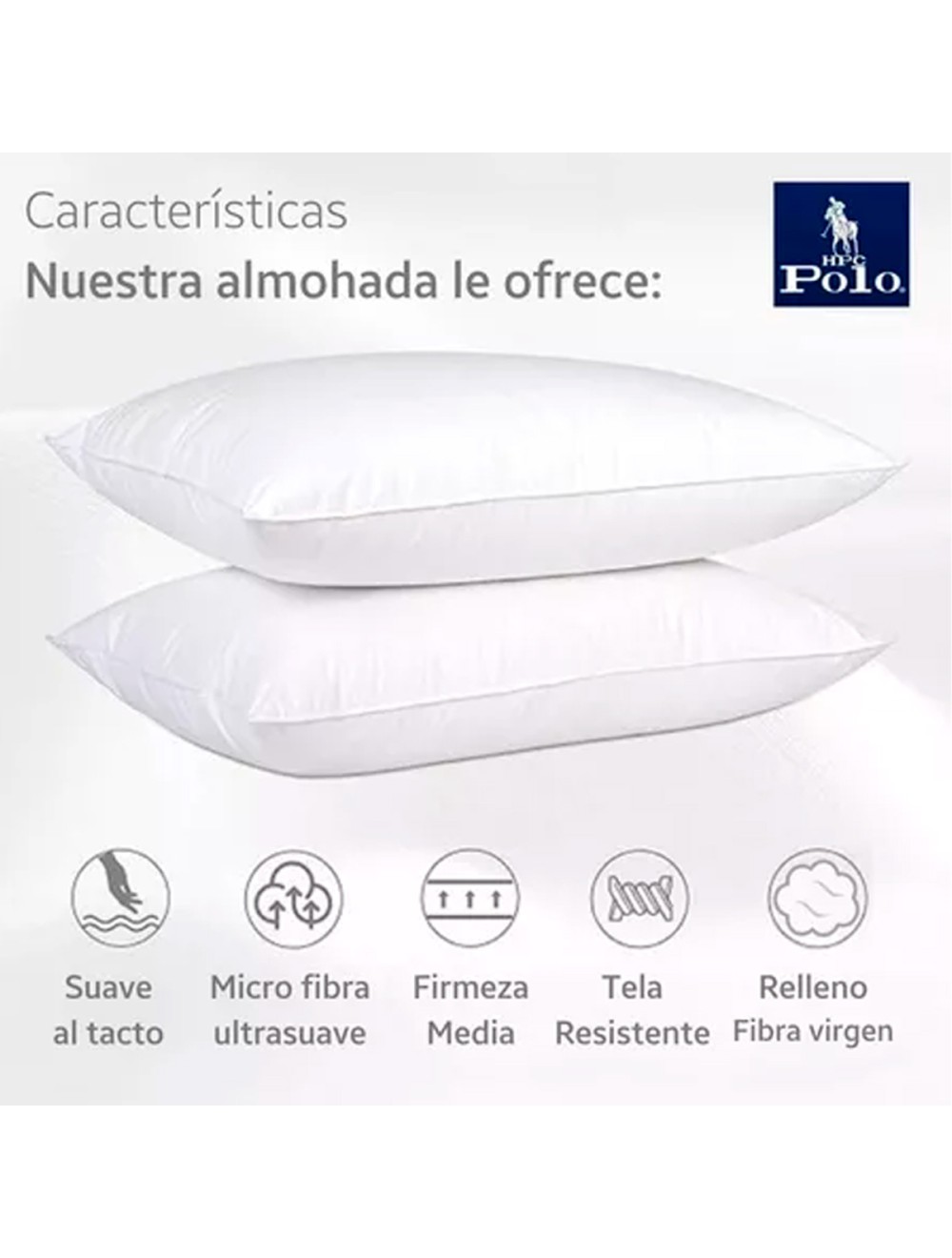 Foto 5 | Colchón Superstar Queen Size+Almohada Hpc Polo 2pack Std.