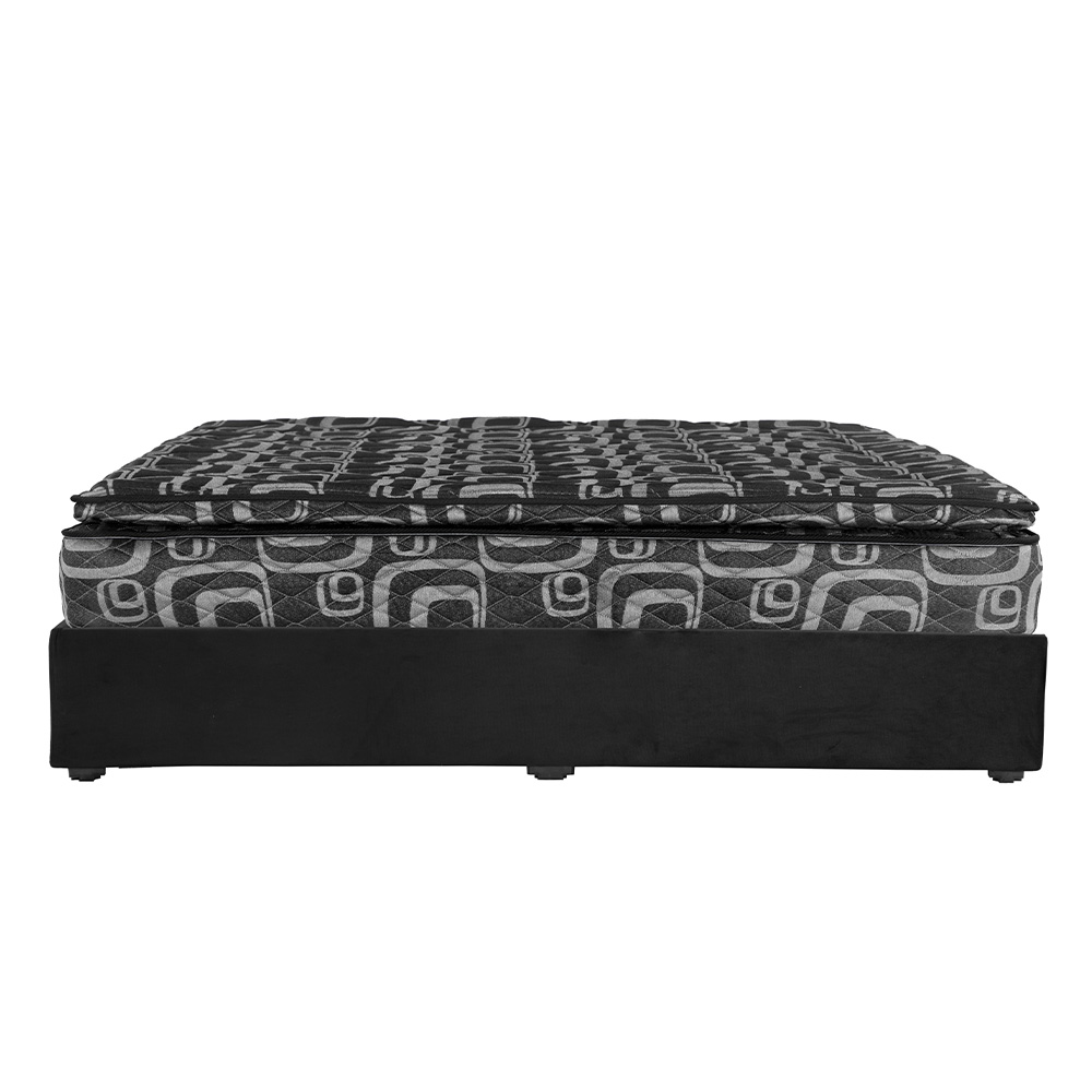 Foto 5 pulgar | Colchón Spring Air Dicasa Morgan Base Color Negro Queen Size  + Base Cama