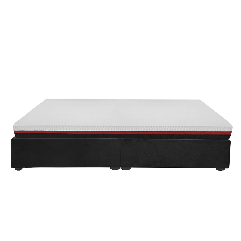 Foto 4 | Colchón Restonic Dicasa Roll Base Color Negro King Size  + Base Cama