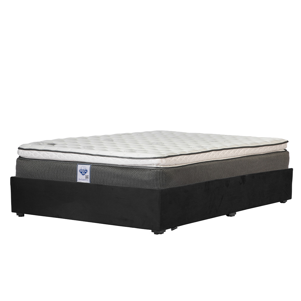 Foto 2 | Colchón Restonic Dicasa Phantom Base Color Negro Queen Size  + Base Cama