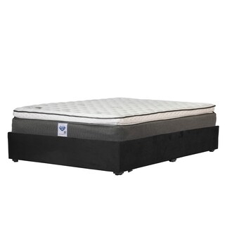 Foto 2 | Colchón Restonic Dicasa Phantom Base Color Negro Queen Size + Base Cama