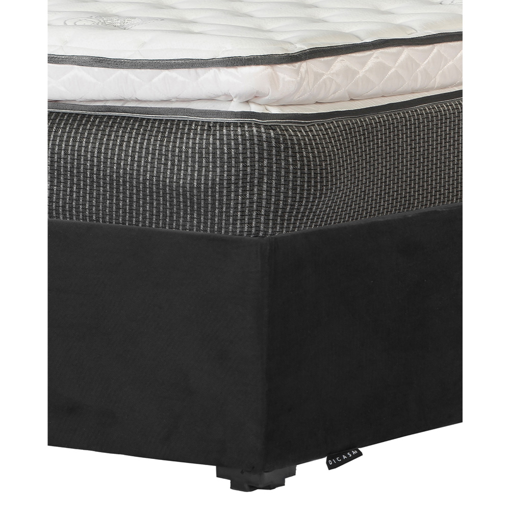 Foto 4 pulgar | Colchón Restonic Dicasa Phantom Base Color Negro Queen Size  + Base Cama