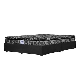 Foto 2 | Colchón Spring Air Dicasa Morgan Base Color Negro King Size + Base Cama